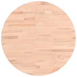Dessus de table Ø50x1,5 cm rond bois massif de hêtre 562762562762