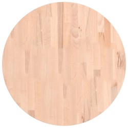 Dessus de table Ø60x1,5 cm rond bois massif de hêtre 562763562763