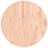Dessus de table Ø60x1,5 cm rond bois massif de hêtre 562763562763