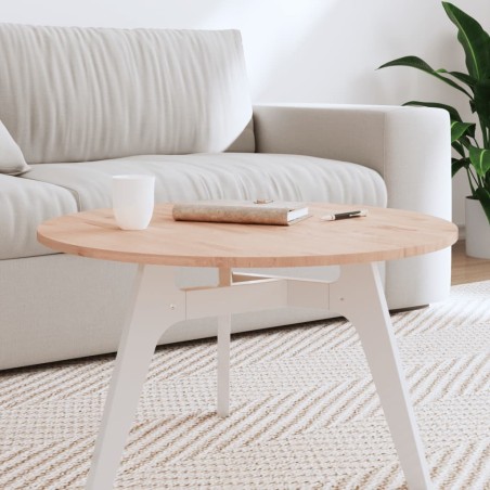 Dessus de table Ø70x1,5 cm rond bois massif de hêtre 562764562764