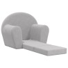 Canapé-lit pour enfants gris clair peluche douce 562770562770