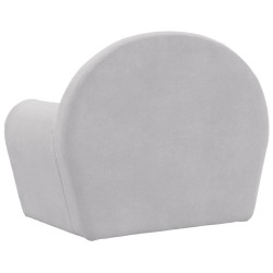 Canapé-lit pour enfants gris clair peluche douce 562770562770