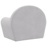 Canapé-lit pour enfants gris clair peluche douce 562770562770