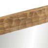 Miroir de bain 50x70x2,5 cm bois de manguier massif et verre 562772562772