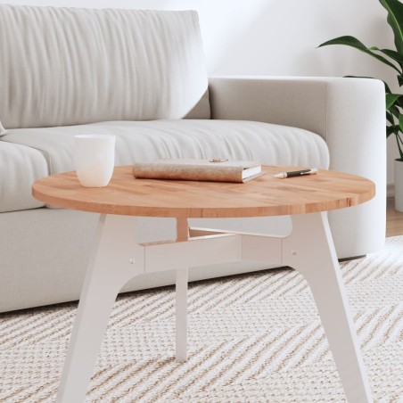 Dessus de table Ø60x1,5 cm rond bois massif de hêtre 562775562775