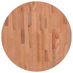 Dessus de table Ø60x1,5 cm rond bois massif de hêtre 562775562775