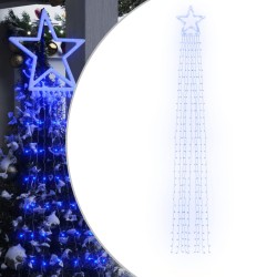 Guirlande de sapin de Noël 320 LED bleu 375 cm 562776562776