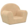 Canapé pour enfants crème peluche douce 562777562777