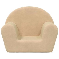 Canapé pour enfants crème peluche douce 562777562777