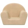 Canapé pour enfants crème peluche douce 562777562777