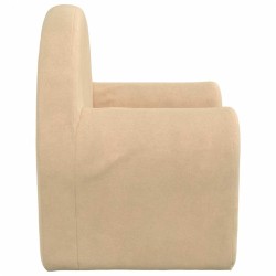 Canapé pour enfants crème peluche douce 562777562777
