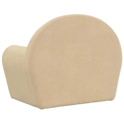 Canapé pour enfants crème peluche douce 562777562777