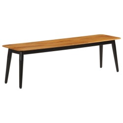 Banc 160x40x45 cm bois massif de manguier et fer 562779562779