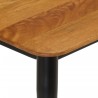 Banc 160x40x45 cm bois massif de manguier et fer 562779562779