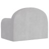 Canapé-lit pour enfants gris clair peluche douce 562780562780