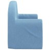 Canapé pour enfants 2 places bleu peluche douce 562782562782