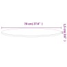 Dessus de table Ø70x1,5 cm rond bois massif de hêtre 562784562784