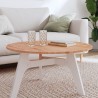 Dessus de table Ø80x1,5 cm rond bois massif de hêtre 562785562785