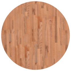 Dessus de table Ø90x1,5 cm rond bois massif de hêtre 562786562786
