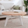 Dessus de table Ø90x4 cm rond bois massif de hêtre 562787562787