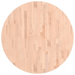 Dessus de table Ø90x4 cm rond bois massif de hêtre 562787562787