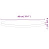 Dessus de table Ø90x4 cm rond bois massif de hêtre 562787562787