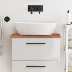 Comptoir de salle de bain 60x40x1,5 cm bois massif de hêtre 562789562789