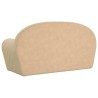 Canapé-lit pour enfants 2 places crème peluche douce 562792562792