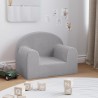 Canapé pour enfants gris clair peluche douce 562793562793