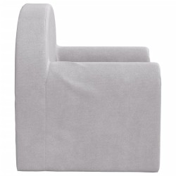 Canapé pour enfants gris clair peluche douce 562793562793