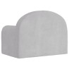 Canapé pour enfants gris clair peluche douce 562793562793