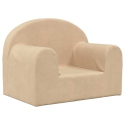 Canapé pour enfants crème peluche douce 562794562794