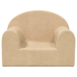 Canapé pour enfants crème peluche douce 562794562794