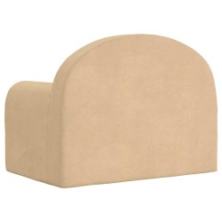 Canapé pour enfants crème peluche douce 562794562794