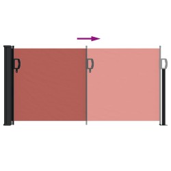 Auvent latéral rétractable terre cuite 100x500 cm 562798562798