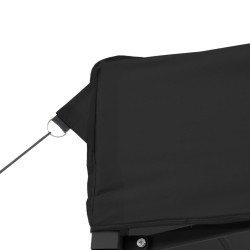 Tente de réception pliable escamotable noir 292x292x315 cm 562799562799