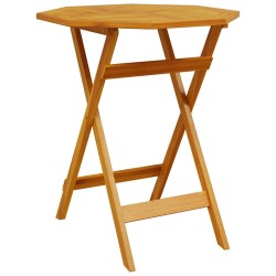 Table pliable de jardin Ø70x75 cm bois d'acacia massif 562803562803