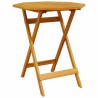 Table pliable de jardin Ø70x75 cm bois d'acacia massif 562803562803