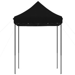 Tente de réception pliable escamotable noir 200x200x306 cm 562815562815