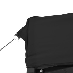 Tente de réception pliable escamotable noir 200x200x306 cm 562815562815