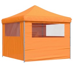 Tente de réception pliable escamotable avec 4 parois latérales 562824562824