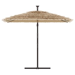 Parasol de jardin avec mât en acier marron 290x290x238 cm 562825562825
