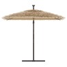 Parasol de jardin avec mât en acier marron 290x290x238 cm 562825562825