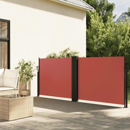 Auvent latéral rétractable terre cuite 100x600 cm 562828562828
