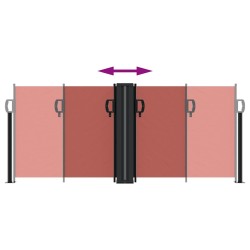 Auvent latéral rétractable terre cuite 100x600 cm 562828562828