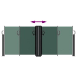 Auvent latéral rétractable vert foncé 100x600 cm 562830562830