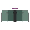 Auvent latéral rétractable vert foncé 100x600 cm 562830562830