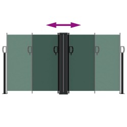 Auvent latéral rétractable vert foncé 120x600 cm 562831562831