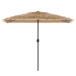 Parasol de jardin avec mât en acier marron 300x200x250 cm 562833562833