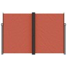 Auvent latéral rétractable terre cuite 220x600 cm 562834562834